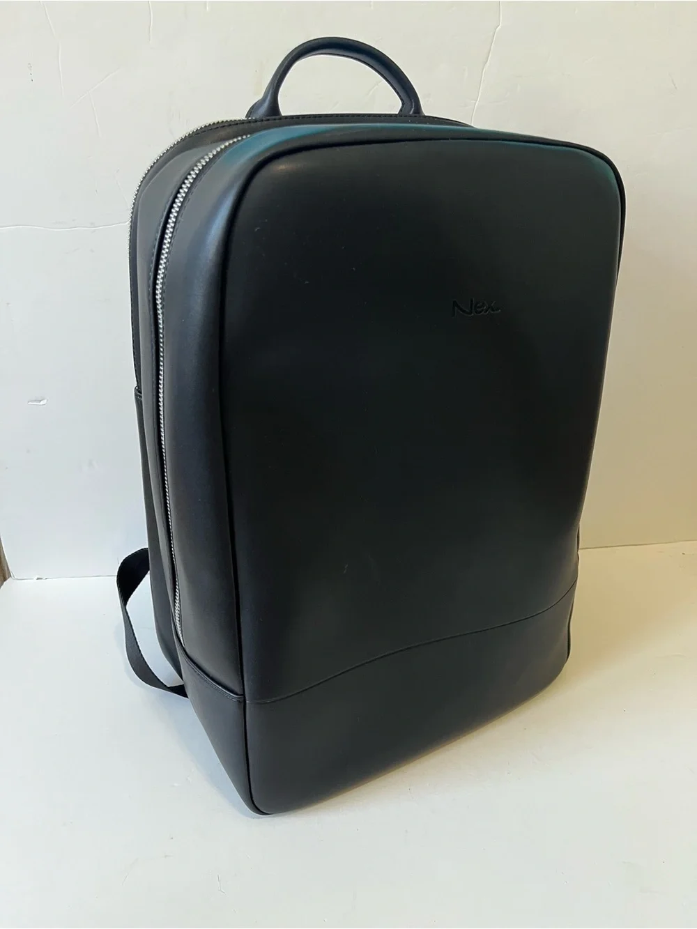 Nex Hawaii Underseat Backpack Black Vegan Leather Laptop Travel